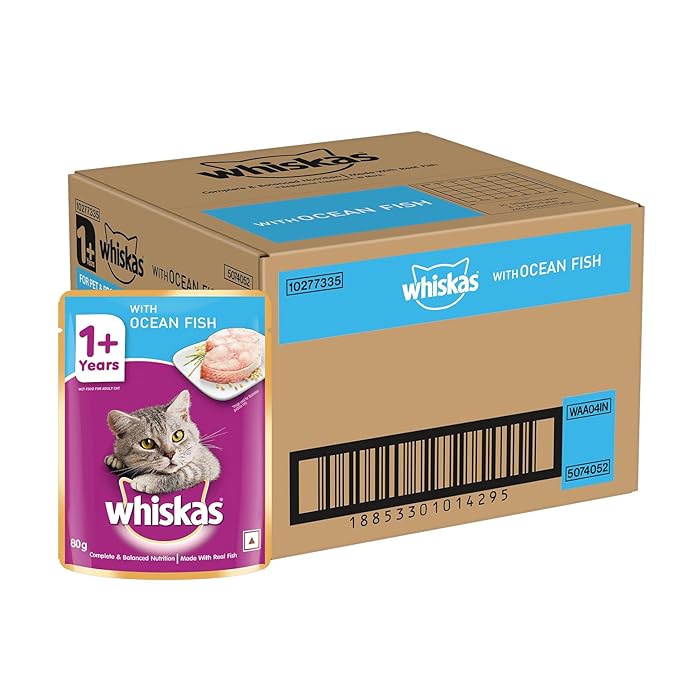 Whiskas Wet Cat Food Fish Flavor – Delight Naturally