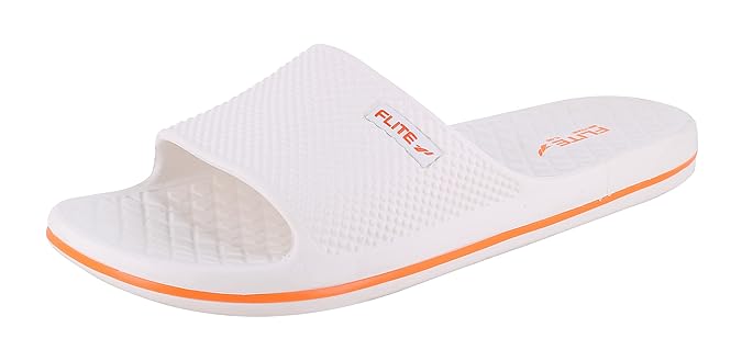 Flite Men's White Flip Flops Thong Slippers-7 UK/India (40.67 EU) (FL0245G)